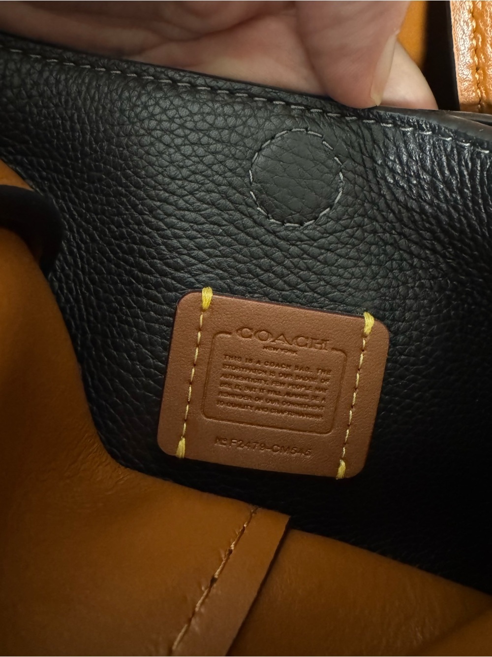Coach Lana 23 - Black with pewter hardware - Picture 7 of 8